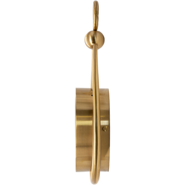 Potier Brass 9-Inch One-Light Wall Sconce, image 3