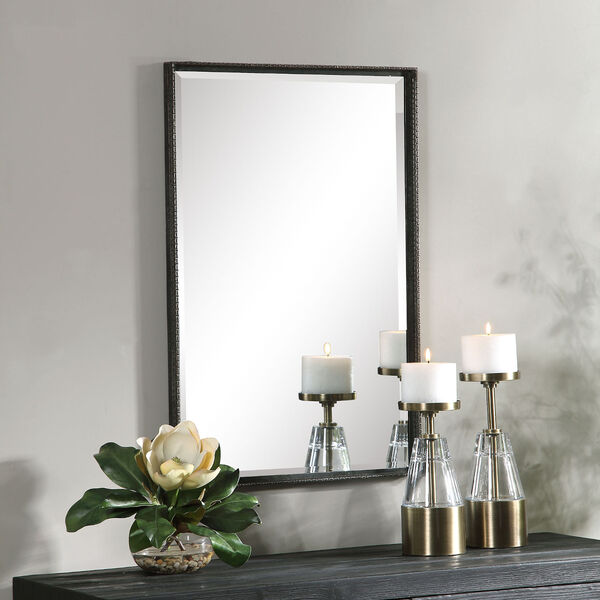 Callan Bronze and Aged Gold Vanity Mirror, image 1