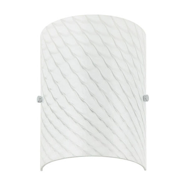 Swirled Chrome Two-Light Wall Sconce, image 4