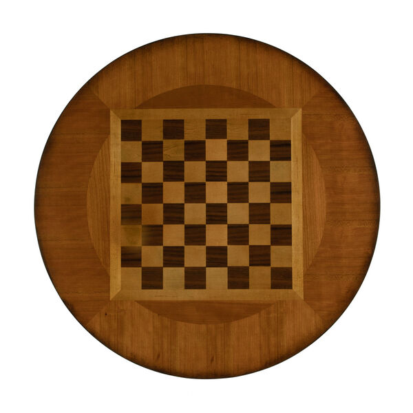 Francis Olive Ash Round Pedestal Game Table, image 4
