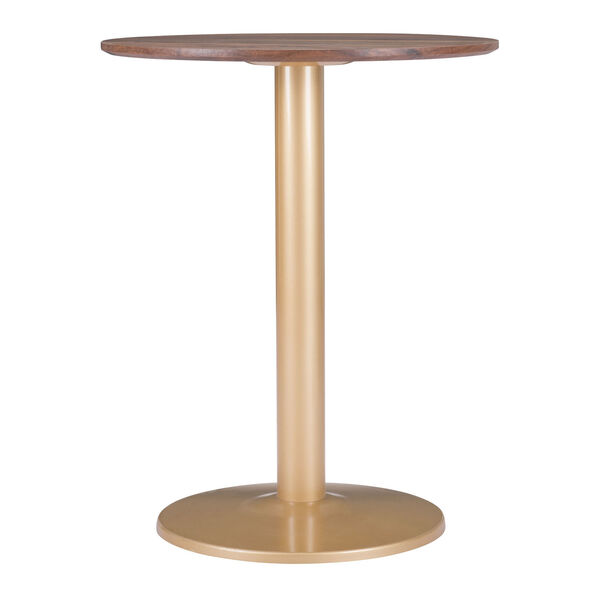 Alto Brown and Gold Bistro Table, image 4