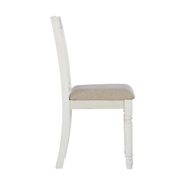 Mason Vanilla White Side Chairs, image 4