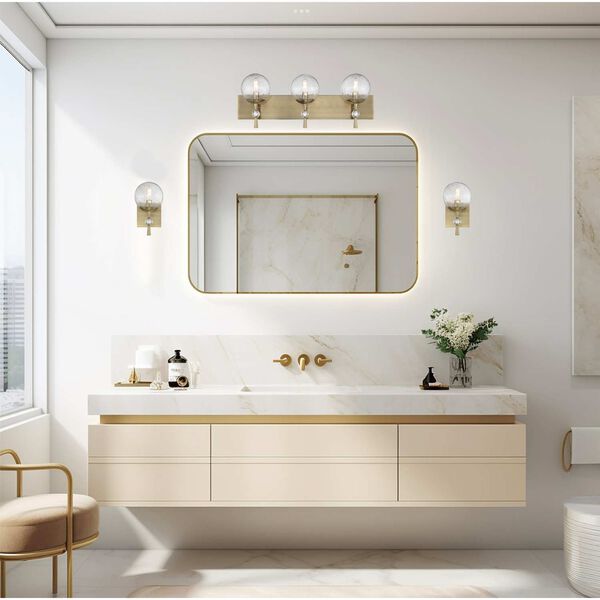 Populuxe Oxidized Aged Brass Bath Vanity, image 2