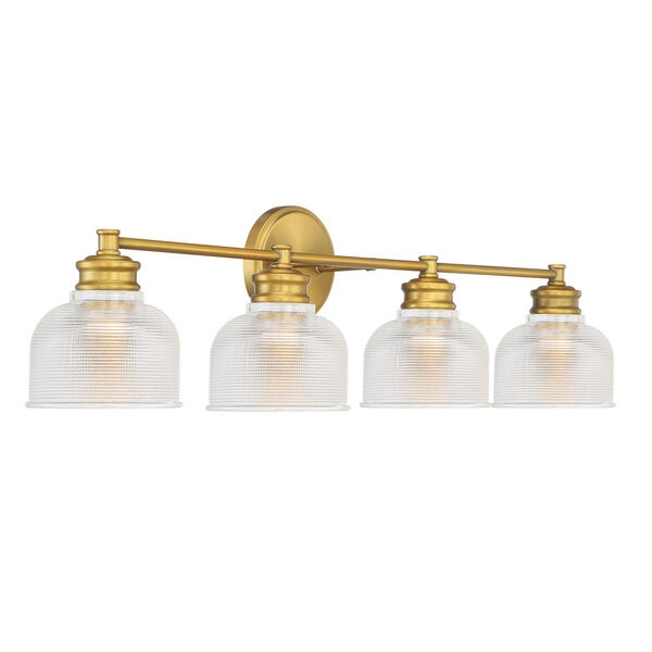 Eloise Natural Brass Four-Light Bath Vanity, image 3