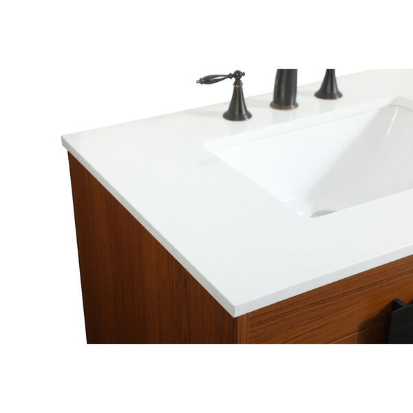 Eugene Teak 32-Inch Single Bathroom Vanity, image 4