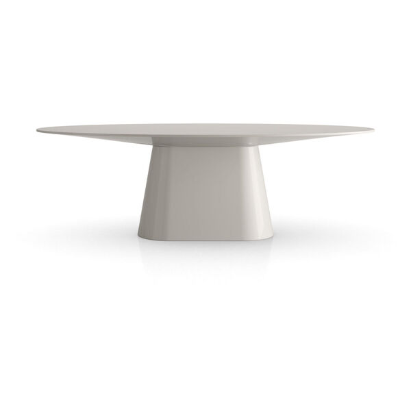 Sullivan Glossy Chateau Gray Dining Table, image 1