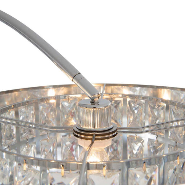 Marilyn Polished Chrome Three-Light LED Floor Lamp, image 5