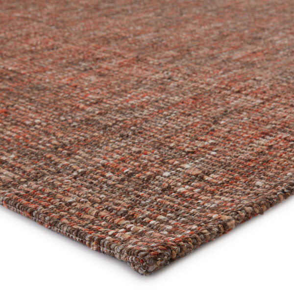 Monterey Sutton Solid Orange and Brown 9 Ft. x 12 Ft. Area Rug, image 2