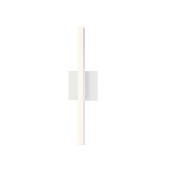 Stix Satin White 17.5-Inch LED Bath Bar, image 1