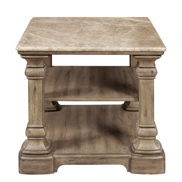 Garrison Cove Natural Stone-Top End Table, image 2