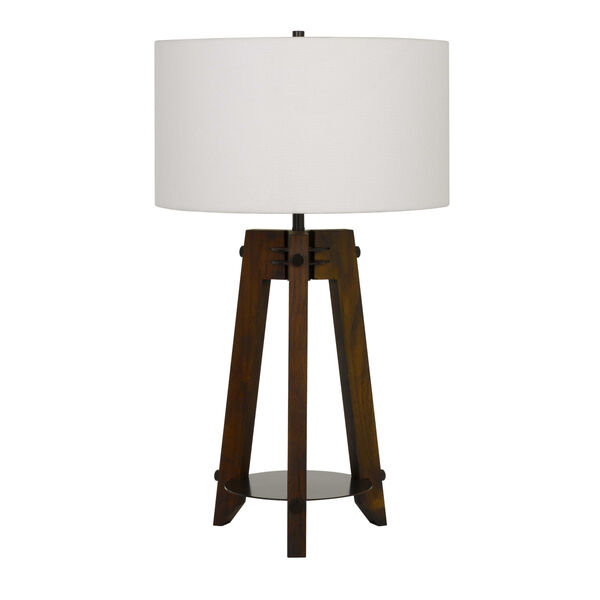 Bilzen Walnut One-Light Table lamp, image 1