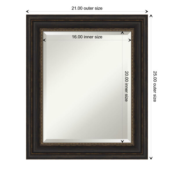 Bronze 21W X 25H-Inch Bathroom Vanity Wall Mirror, image 6