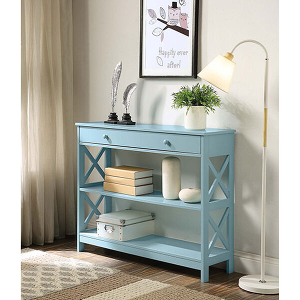 Oxford One Drawer Console Table in Sea Foam, image 3