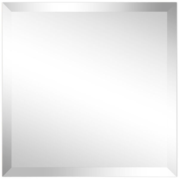 Frameless Clear 24 x 24-Inch Square Wall Mirror, image 4
