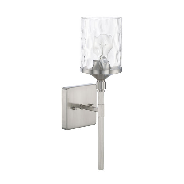 HomePlace Colton Brushed Nickel 17-Inch One-Light Wall Sconce, image 1