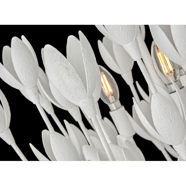 Flora Textured Plaster Three-Light Medium Pendant, image 4