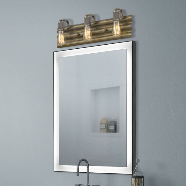 Greer Matte Black 23-Inch Integrated LED Lighted Mirror, image 6