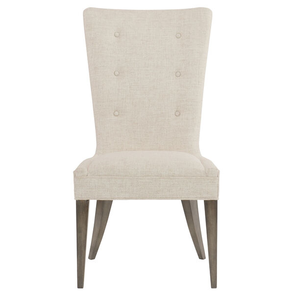 Profile Warm Taupe Wood and Fabric 23-Inch Dining Chair, image 1