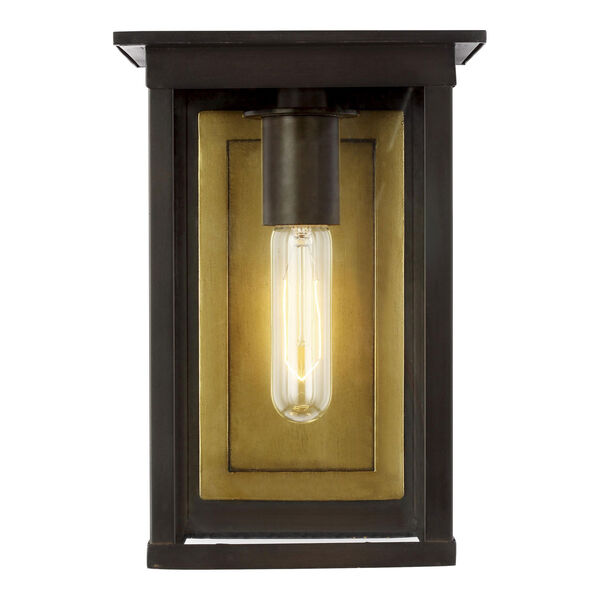 Freeport Heritage Copper Black Seven-Inch One-Light Outdoor Wall Sconce, image 1