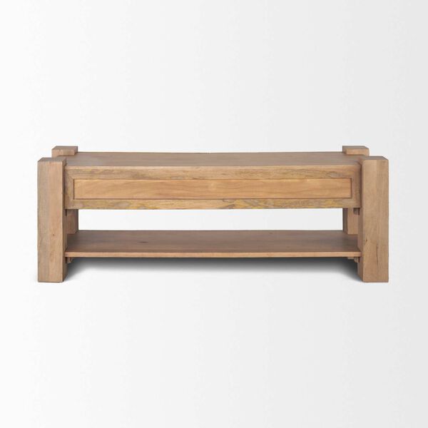 Beth Light Brown Wood Media Console, image 4