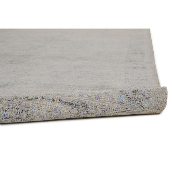 Caldwell Vintage Space Dyed Wool Gray Blue Rectangular: 3 Ft. 6 In. x 5 Ft. 6 In. Area Rug, image 6