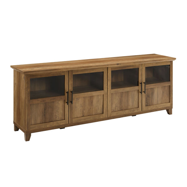 Goodwin Barnwood TV Console with Four Panel Door, image 1