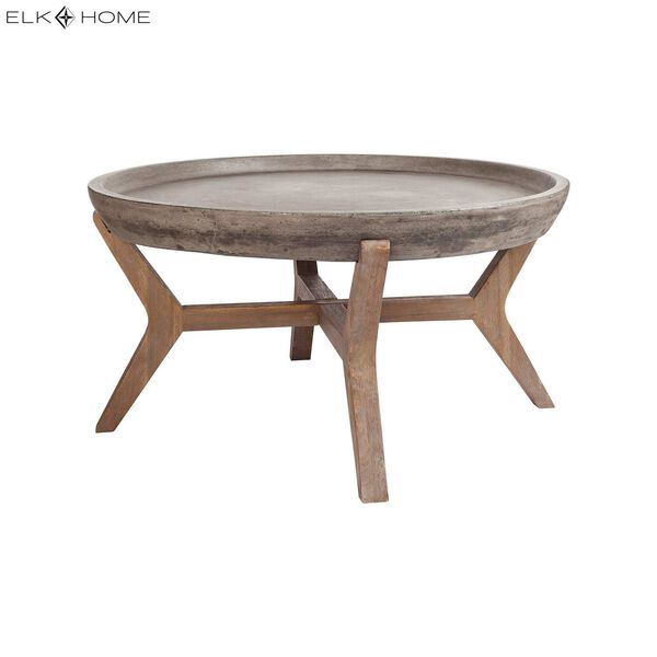 Tonga Waxed Concrete Coffee Table, image 2