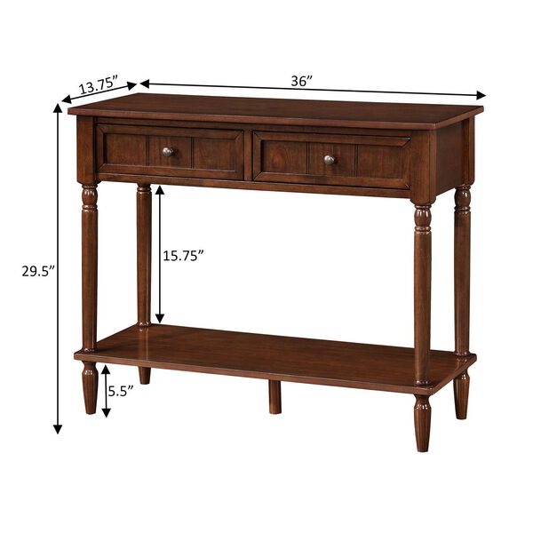 French Country Two Drawer Hall Table, image 3