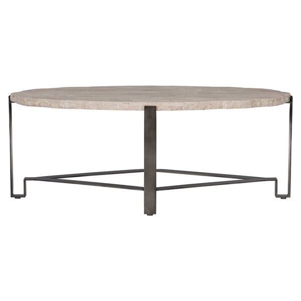 Sayers Cream and Oil Rubbed Bronze Cocktail Table, image 1