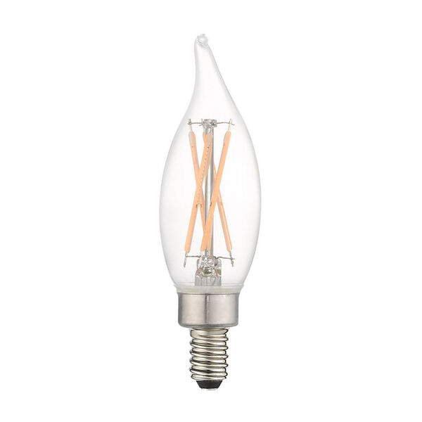 CA10 Flame Tip E12 4W 400 Lumen 2700K LED Bulb – Pack of 10, image 1
