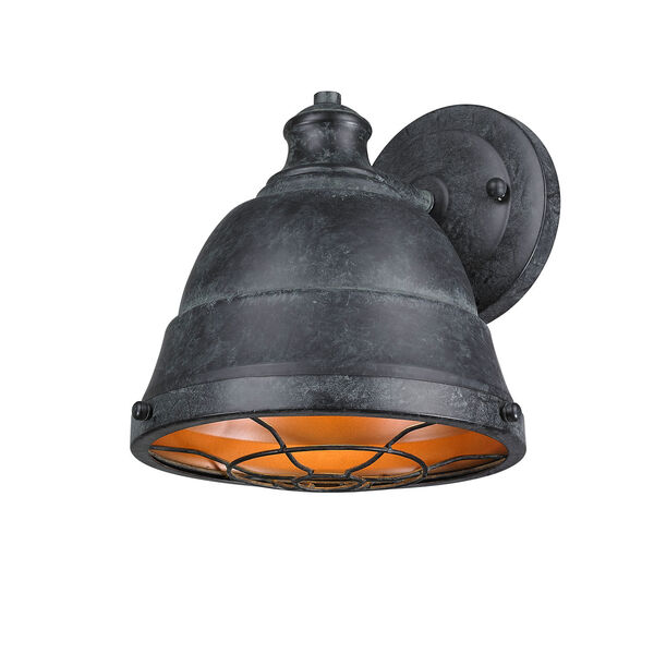 Bartlett Black Patina One-Light Cage Wall Sconce, image 3