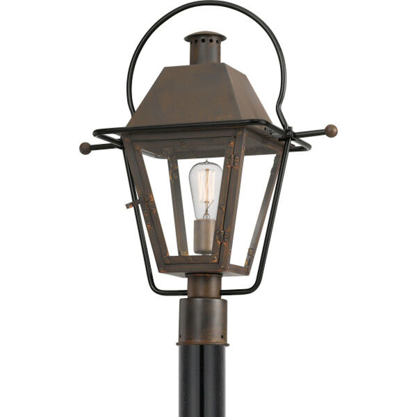 Rue De Royal Industrial Bronze One-Light Outdoor Post Lantern, image 4