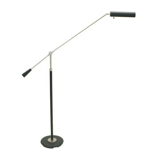 Satin Nickel Adjustable Grand Piano Lamp, image 1