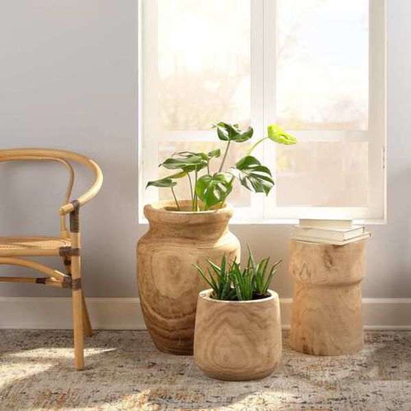 Yucca Natural Wood Side Table, image 10
