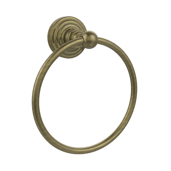 Waverly Place Antique Brass Towel Ring, image 1