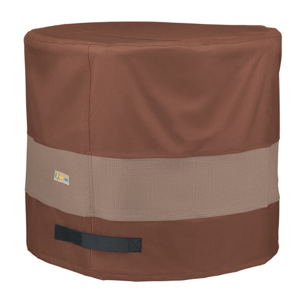 Ultimate Mocha Cappuccino 32-Inch Round Air Conditioner Cover, image 1