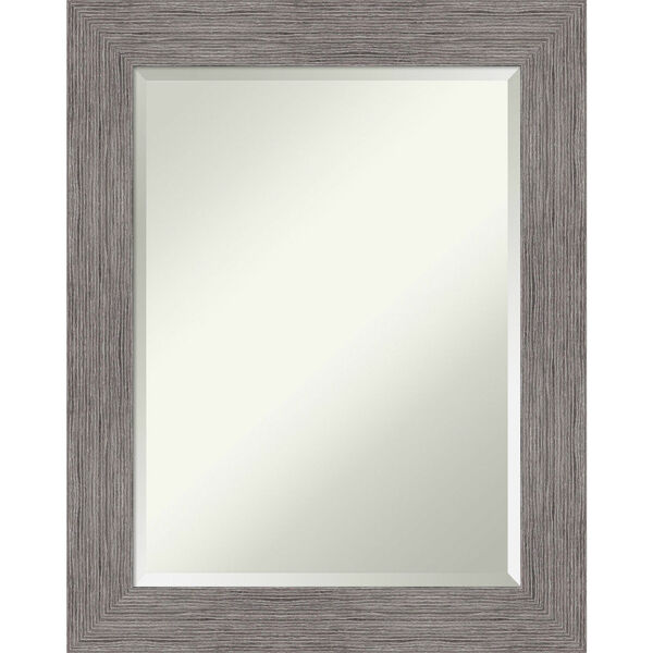 Pinstripe Gray 24W X 30H-Inch Bathroom Vanity Wall Mirror, image 1