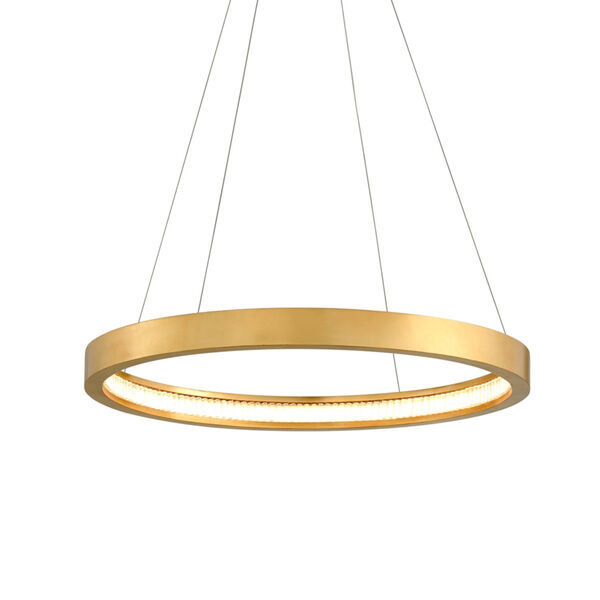Jasmine Gold 28-Inch Adjustable LED Pendant, image 1