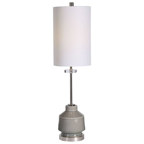 Porter Warm Gray One-Light Buffet Lamp, image 1