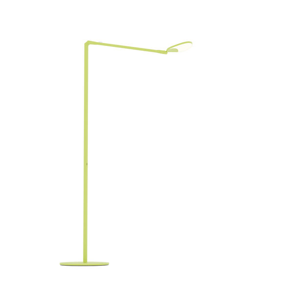 Splitty Matte Leaf Green LED Floor Lamp, image 1