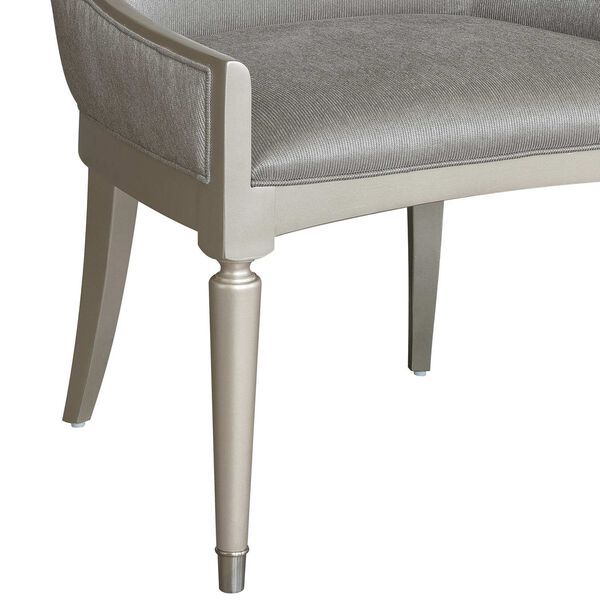Zoey Silver Upholstered Arm Chair, image 4