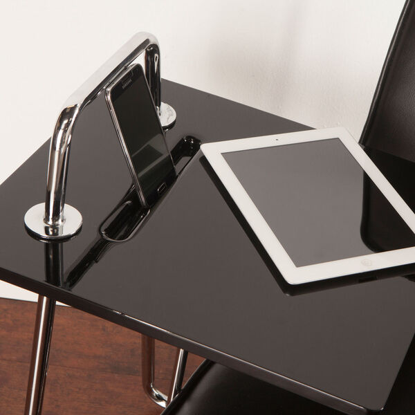 Henly Black C Table Laptop Desk, image 2