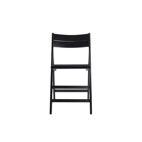 Rinaldo Black Stain  Folding Chair, Set of Two, image 2