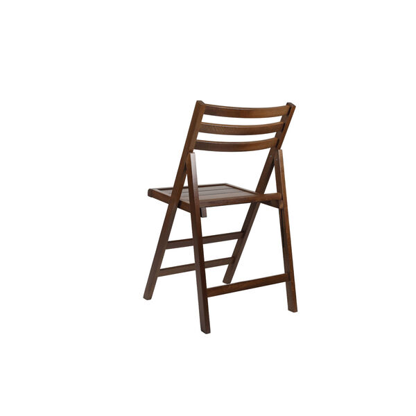 Mariabella Walnut Folding Chair, Set of Two, image 4
