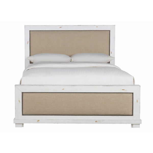 Willow Pearl King Upholstered Complete Bed, image 1