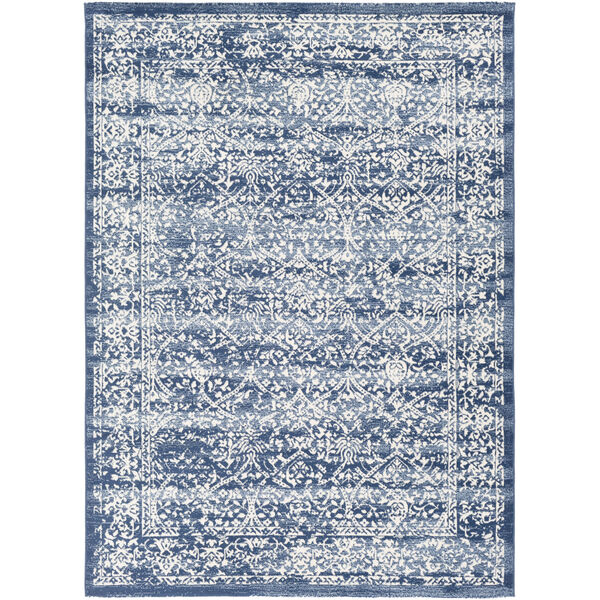 Roma Navy Rectangle 7 Ft. 10 In. x 10 Ft. Rugs, image 1