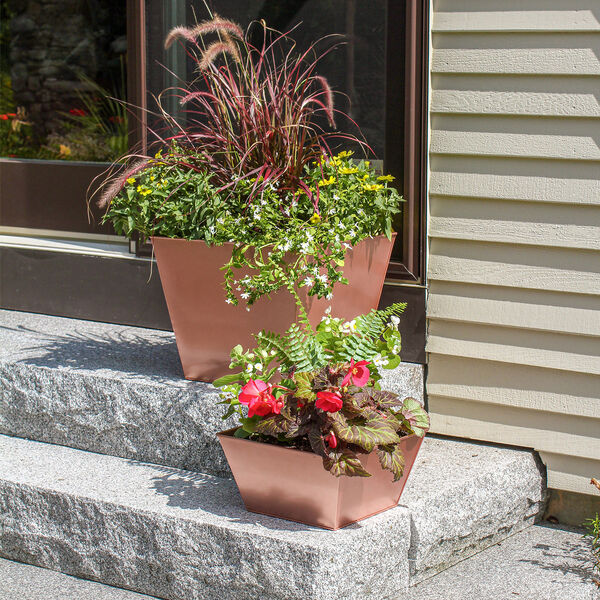 Copper Plated 16-Inch Flower Box, image 3