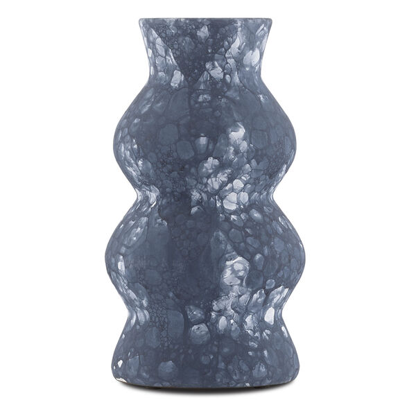 Phonecian Navy and White Small Vase, image 1