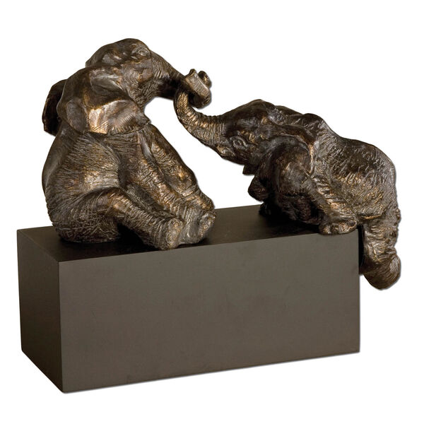Playful Pachyderms Sculpture, image 1