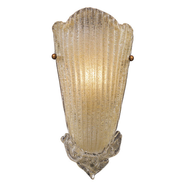 Providence Antique Gold Leaf One-Light Wall Sconce , image 2